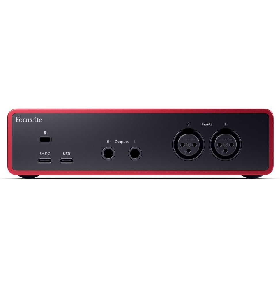 Pack d'enregistrement Focusrite Scarlett 2i2 Studio 4e génération : interface, micro et casque – vue 6
