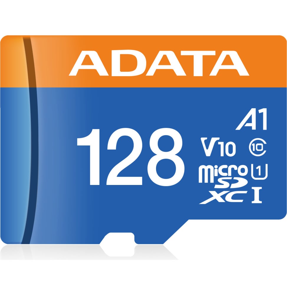 بطاقة microSD من ADATA Premier سعة 128 GB microSDXC UHS-I A1 V10 مع محوّل (AUSDX128GUICL10A1-RA1) – صورة 5