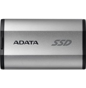 Disque Dur portable SSD ADATA SD810 USB-C - 500 Go Gris argent (SD810-500G-CSG)