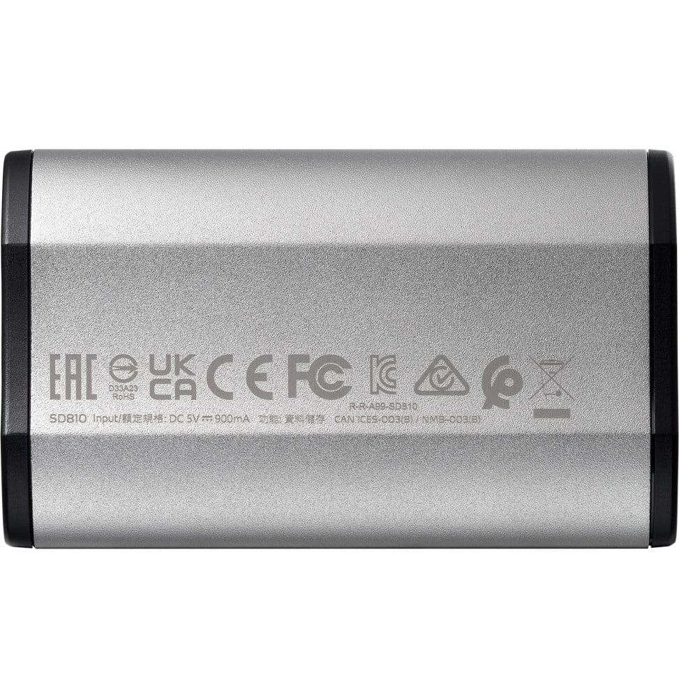 Disque Dur portable SSD ADATA SD810 USB-C - 500 Go Gris argent (SD810-500G-CSG) – vue 2