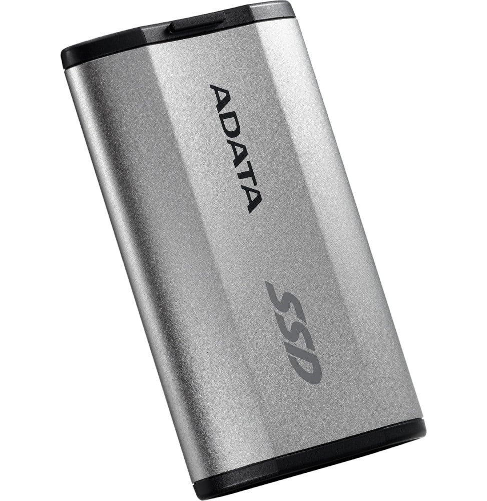Disque Dur portable SSD ADATA SD810 USB-C - 500 Go Gris argent (SD810-500G-CSG) – vue 3