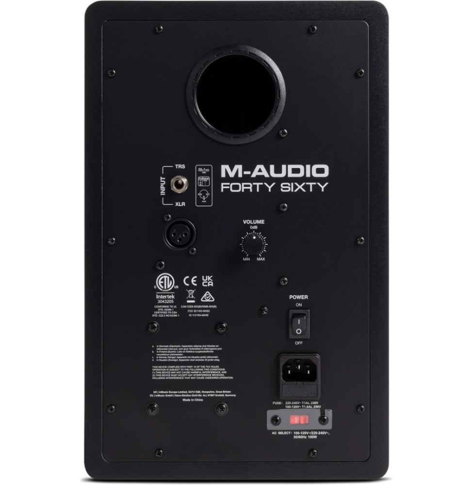 سماعة مراقبة استوديو M-Audio Forty Sixty (بالوحدة) - مجهار Kevlar مقاس 6.5"، 100 واط، Bluetooth 5.3 – صورة 3