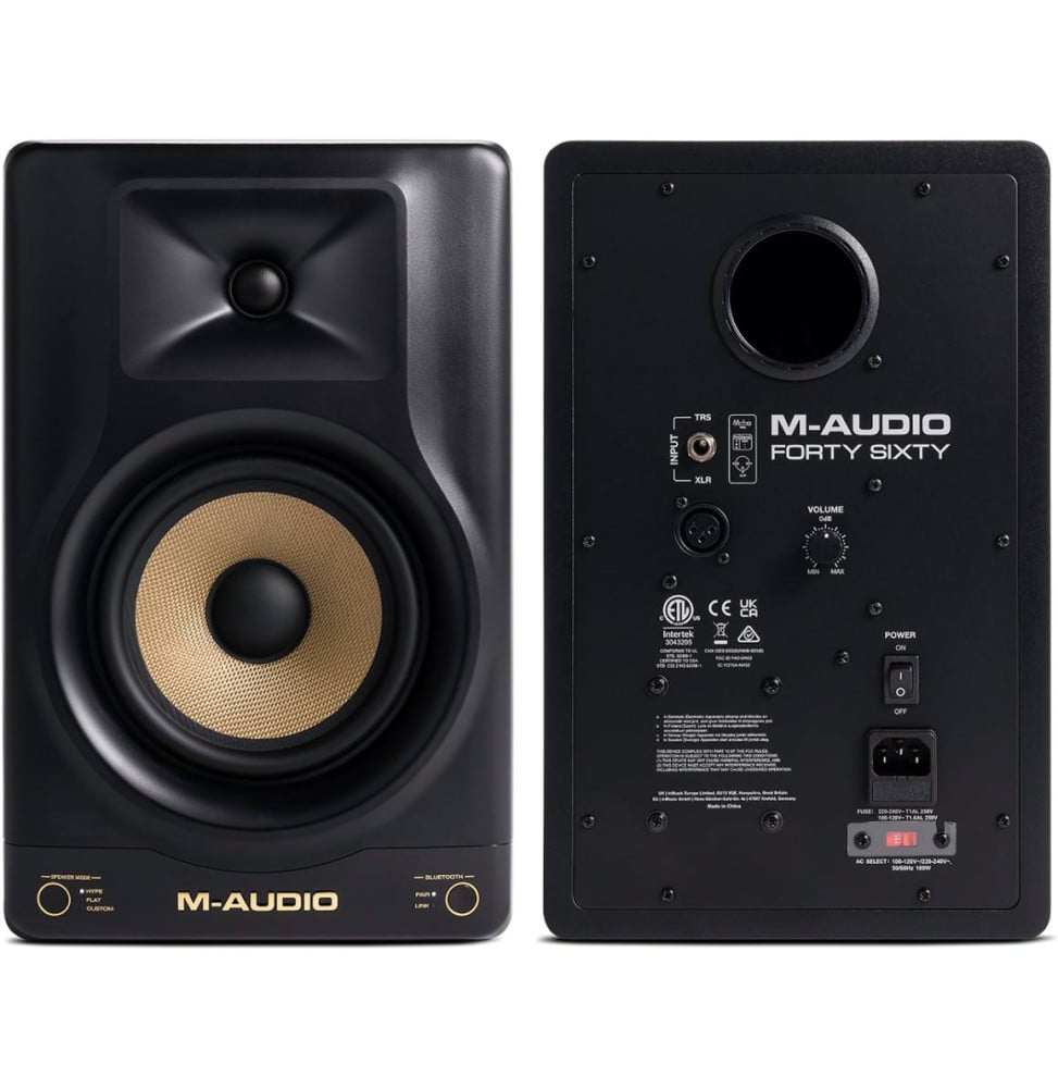 Enceinte de monitoring M-Audio Forty Sixty (à l'unité) - boomer Kevlar 6,5", 100 W, Bluetooth 5.3 – vue 4