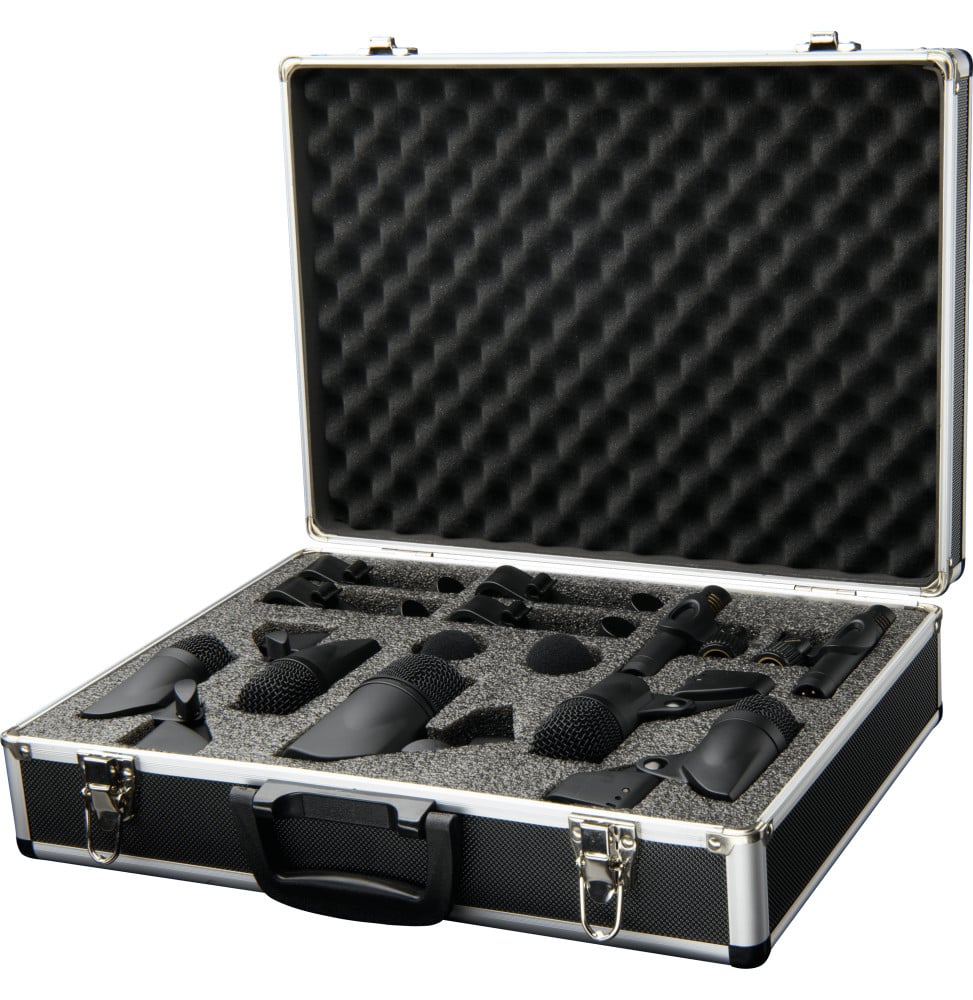 Kit de microphones pour batterie PreSonus DM-7, 7 micros et mallette