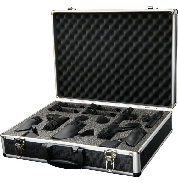 Kit de microphones pour batterie PreSonus DM-7, 7 micros et mallette