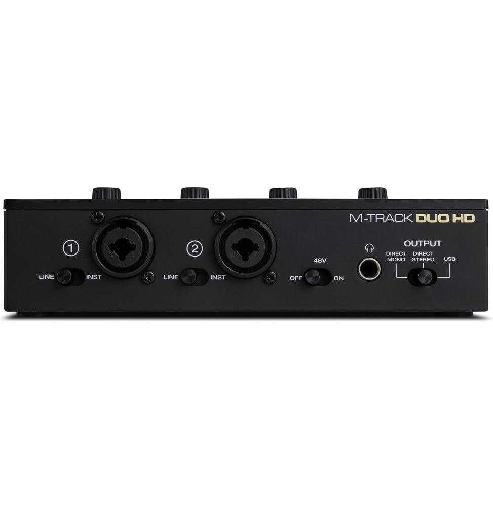 Pack d'enregistrement M-Audio M-Track Duo HD Producer Pack - interface audio USB-C, micro M100 et casque HDH41 – vue 5