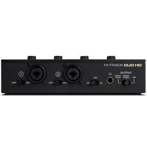 حزمة تسجيل M-Audio M-Track Duo HD Producer Pack - واجهة صوت USB-C وميكروفون M100 وسماعة رأس HDH41 — صورة 5