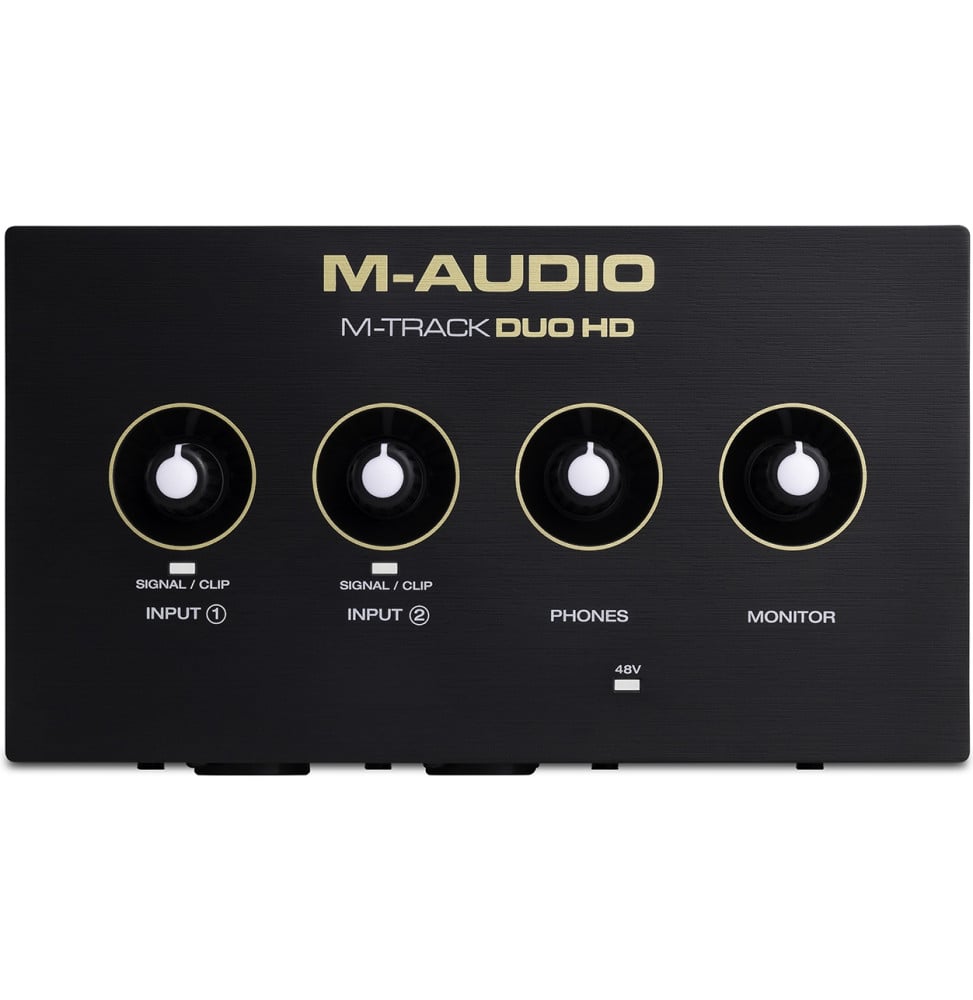 Pack d'enregistrement M-Audio M-Track Duo HD Producer Pack - interface audio USB-C, micro M100 et casque HDH41 – vue 7