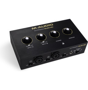 حزمة تسجيل M-Audio M-Track Duo HD Producer Pack - واجهة صوت USB-C وميكروفون M100 وسماعة رأس HDH41 — صورة 8