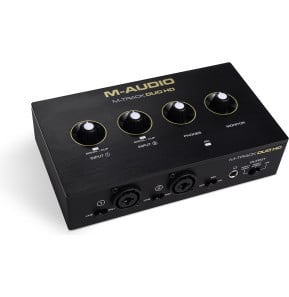 Pack d'enregistrement M-Audio M-Track Duo HD Producer Pack - interface audio USB-C, micro M100 et casque HDH41 — image 8