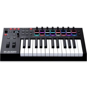 Clavier maître USB-MIDI M-Audio Oxygen Pro 25 - 25 touches semi-lestées, 16 pads RVB, écran OLED — image 2