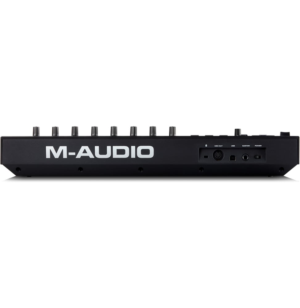 لوحة مفاتيح تحكم MIDI من M-Audio Oxygen Pro 25 - 25 مفتاحًا نصف مثقل، 16 وسادة RGB، شاشة OLED – صورة 4