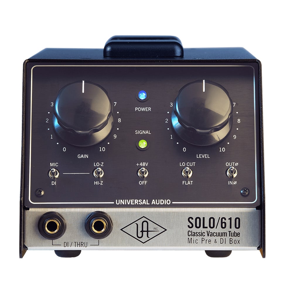 مضخم ميكروفون أولي بالصمامات Universal Audio SOLO/610 مع صندوق DI (SOLO610)