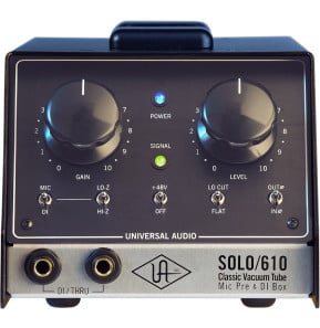 Préampli micro à lampes Universal Audio SOLO/610 avec boîte de direct (SOLO610)