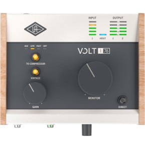 Interface audio USB Universal Audio Volt 176 - 1 entrée, préampli Vintage et compresseur 76 (VOLT176)