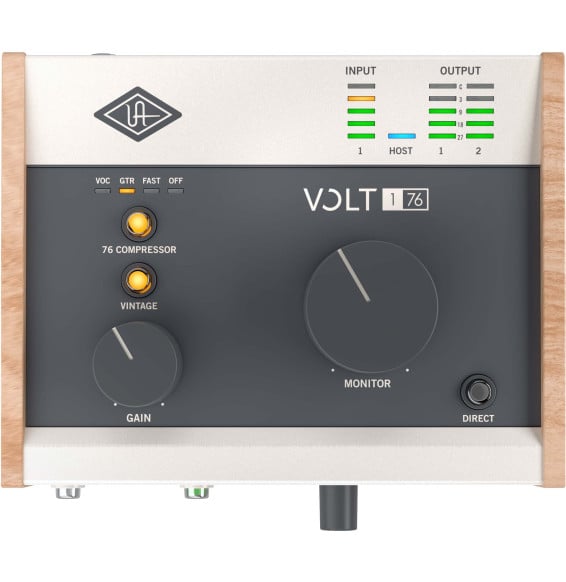 Interface audio USB Universal Audio Volt 176 - 1 entrée, préampli Vintage et compresseur 76 (VOLT176)