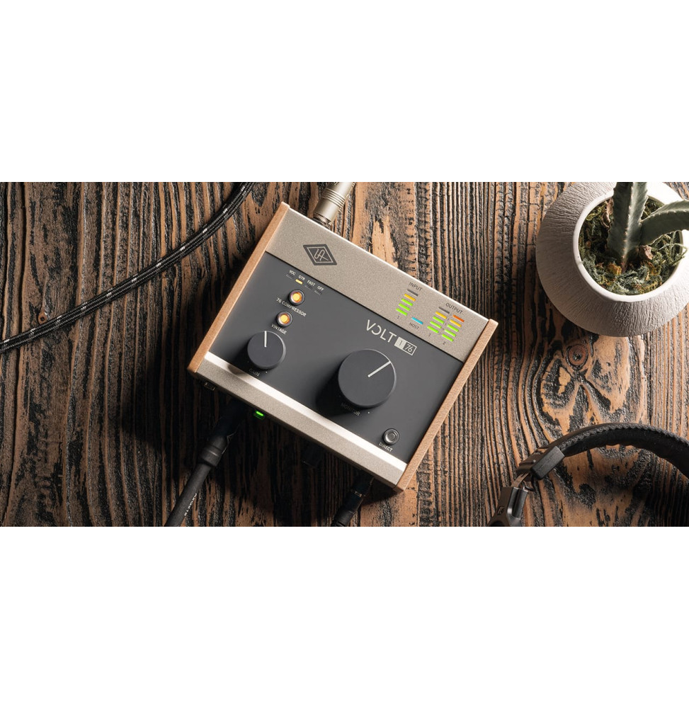 Interface audio USB Universal Audio Volt 176 - 1 entrée, préampli Vintage et compresseur 76 (VOLT176) – vue 4