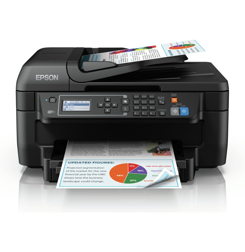 Imprimante multifonction jet d'encre Epson WorkForce WF-2751DWF (C11CF76403)