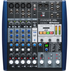 Table de mixage analogique PreSonus StudioLive AR8c, 8 voies, USB-C et Bluetooth