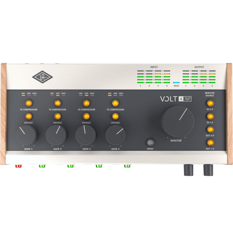 Interface audio USB Universal Audio Volt 476P - 4 préamplis, mode Vintage et compresseur 76 (VOLT476P)