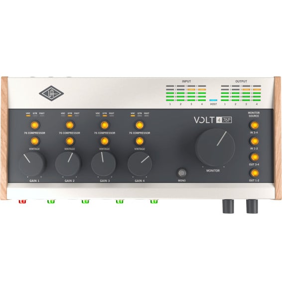 Interface audio USB Universal Audio Volt 476P - 4 préamplis, mode Vintage et compresseur 76 (VOLT476P)