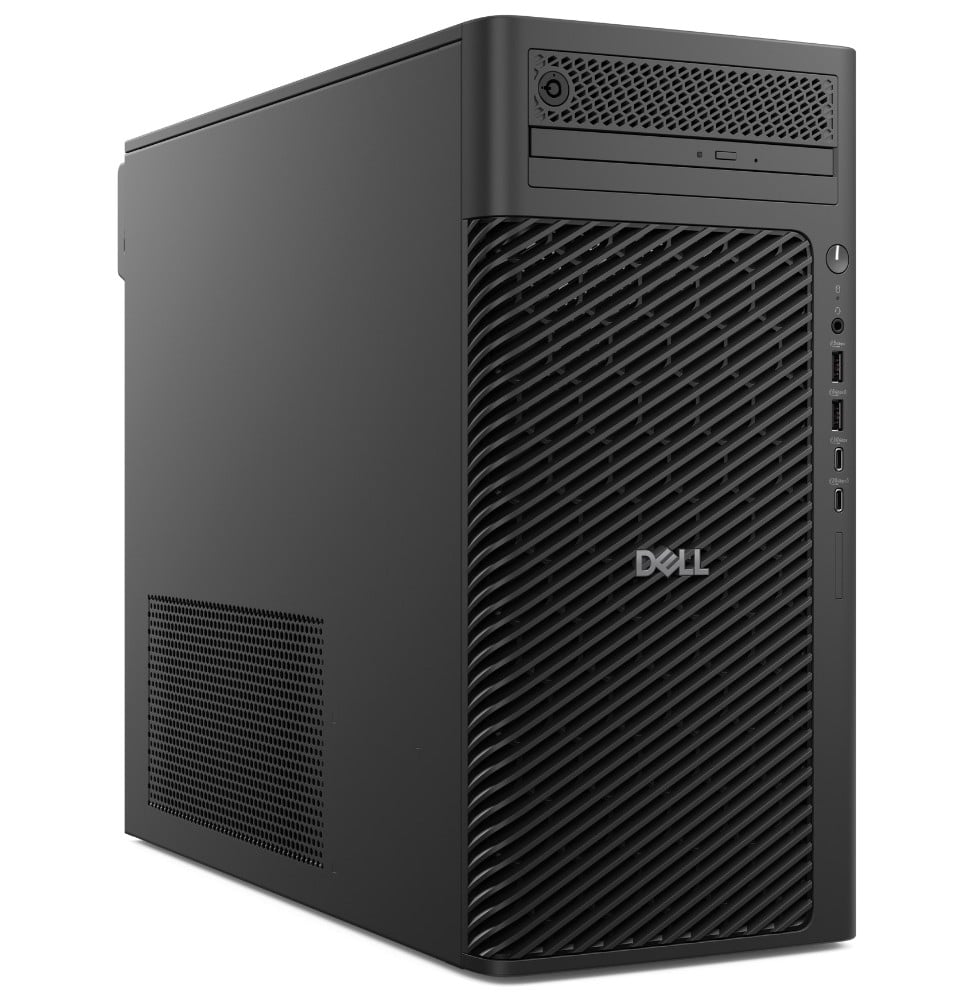 محطة عمل Dell Pro Max Tower T2 FCT2250 RTX A1000 Ubuntu (FCT2250-RTX8G-UBU)