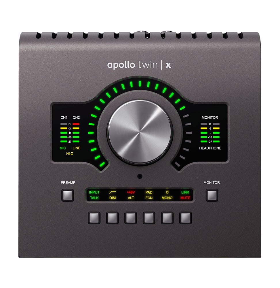 واجهة صوتية Thunderbolt 3 من Universal Audio طراز Apollo Twin X DUO Gen 2 - إصدار Essentials+ (APTXDG2-ESS) – صورة 2