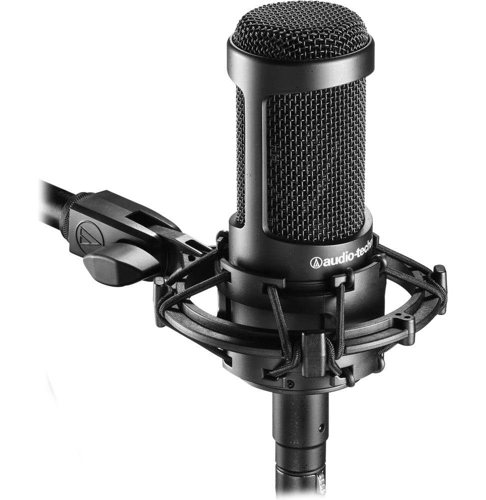 Microphone à condensateur Audio-Technica AT2035 - cardioïde, grande membrane, suspension fournie – vue 3