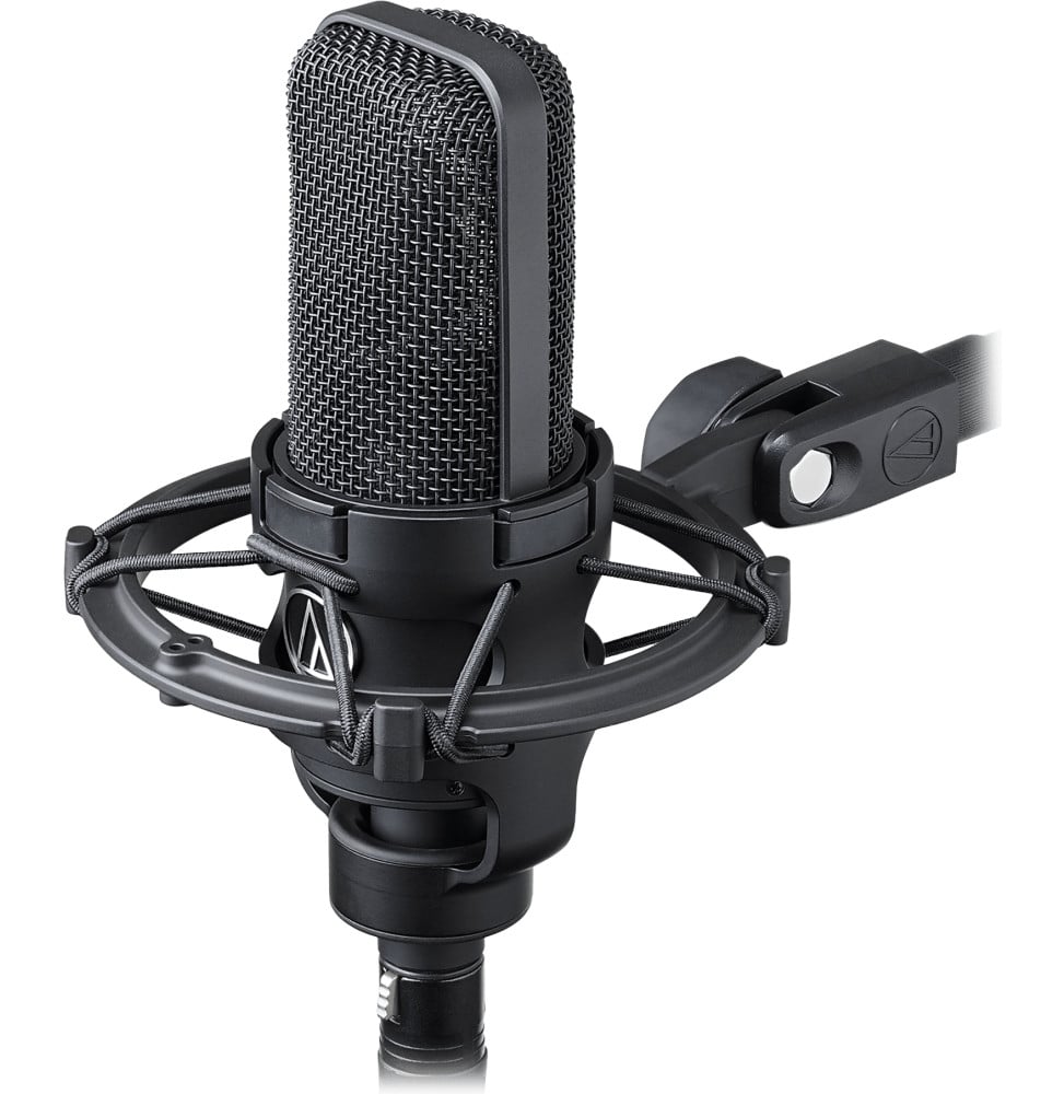 Microphone à condensateur Audio-Technica AT4040 - cardioïde, grande membrane, suspension AT8449a – vue 2