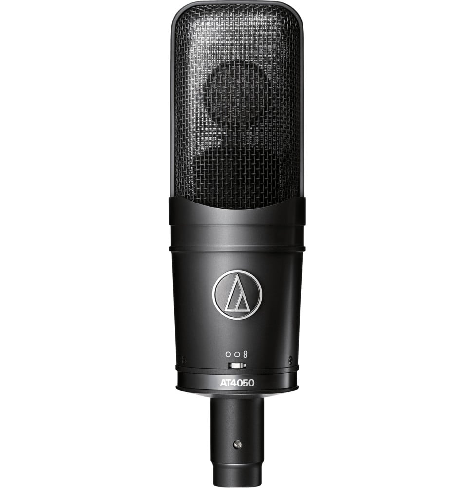 ميكروفون مكثف Audio-Technica AT4050 - 3 أنماط اتجاهية، غشاء مزدوج، حامل مضاد للاهتزاز AT8449a