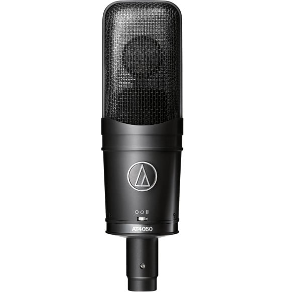 Microphone à condensateur Audio-Technica AT4050 - 3 directivités, double membrane, suspension AT8449a