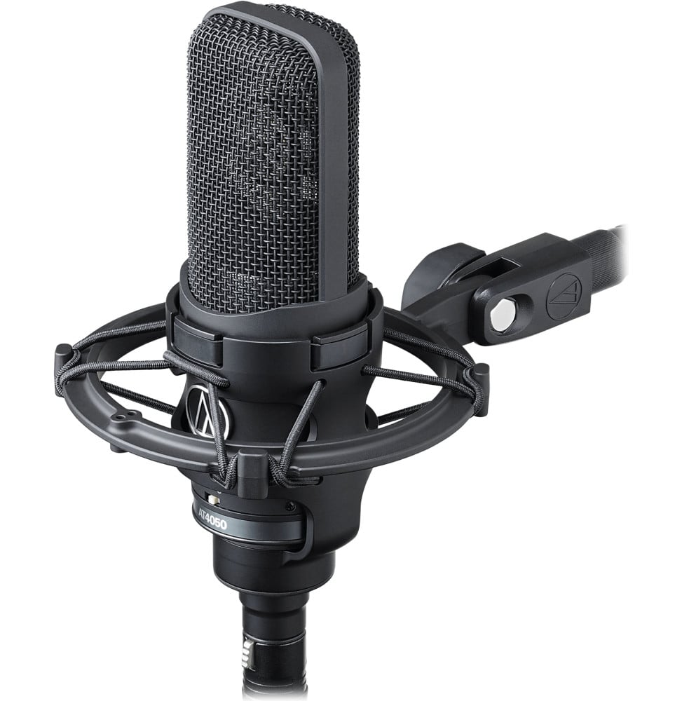 ميكروفون مكثف Audio-Technica AT4050 - 3 أنماط اتجاهية، غشاء مزدوج، حامل مضاد للاهتزاز AT8449a – صورة 2