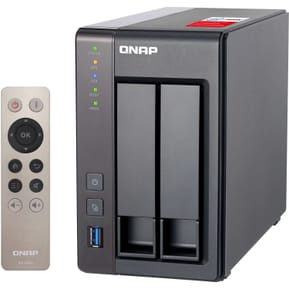 Serveur NAS 2 baies multimédia Kodi QNAP TS-251+ avec 2 Go de RAM