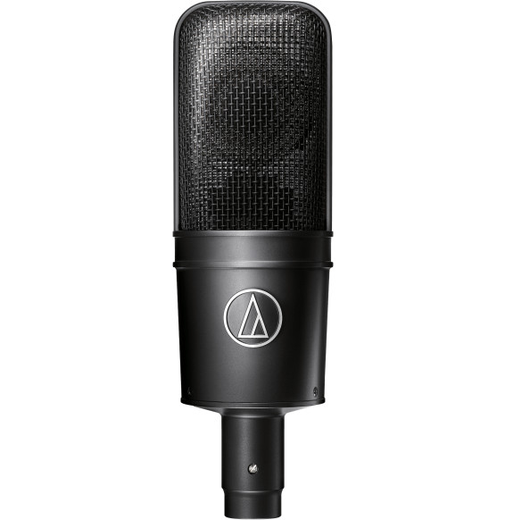 ميكروفون مكثف Audio-Technica AT4033a - قلبي الاتجاه، حامل مضاد للاهتزاز AT8449a