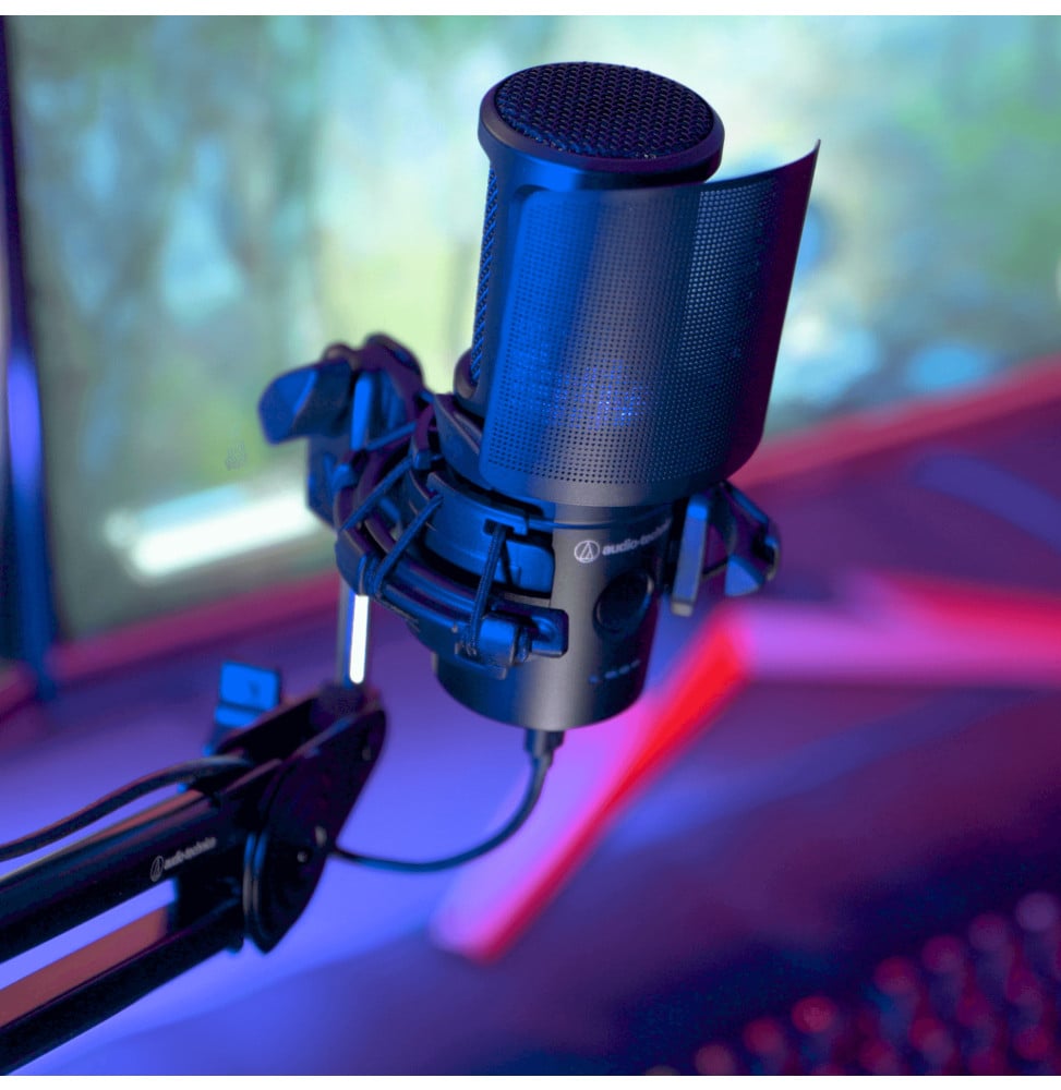 Microphone USB Audio-Technica AT2020USB-XP - condensateur cardioïde, réduction de bruit, USB-C – vue 5