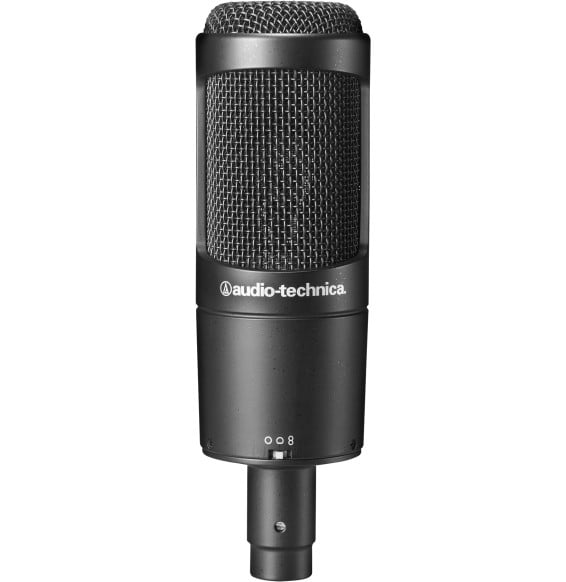 Microphone à condensateur Audio-Technica AT2050 - 3 directivités, double membrane, suspension fournie