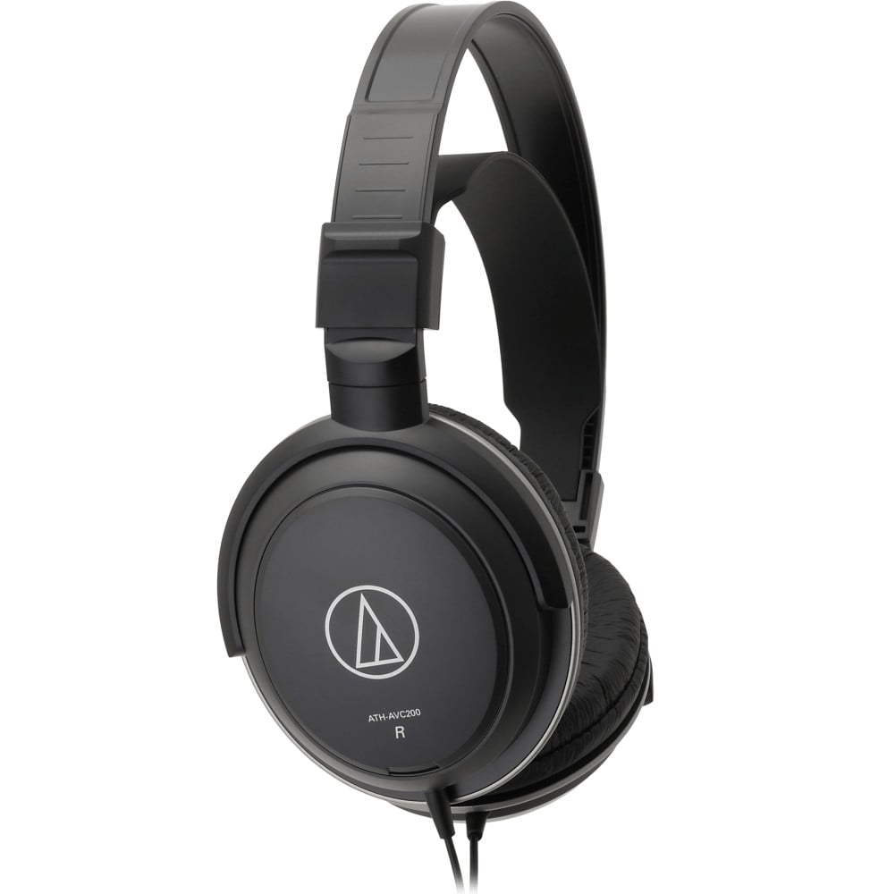 Audio-Technica ATH-AVC200 Closed-Back Wired Headphones - 40 mm Drivers, 3 m Cable