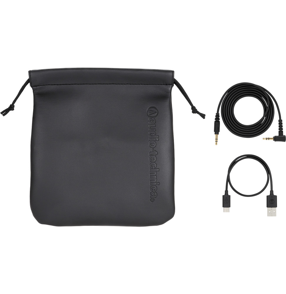 Casque Bluetooth Audio-Technica ATH-M50xBT2 - LDAC, 50 h d'autonomie, multipoint, noir – vue 7