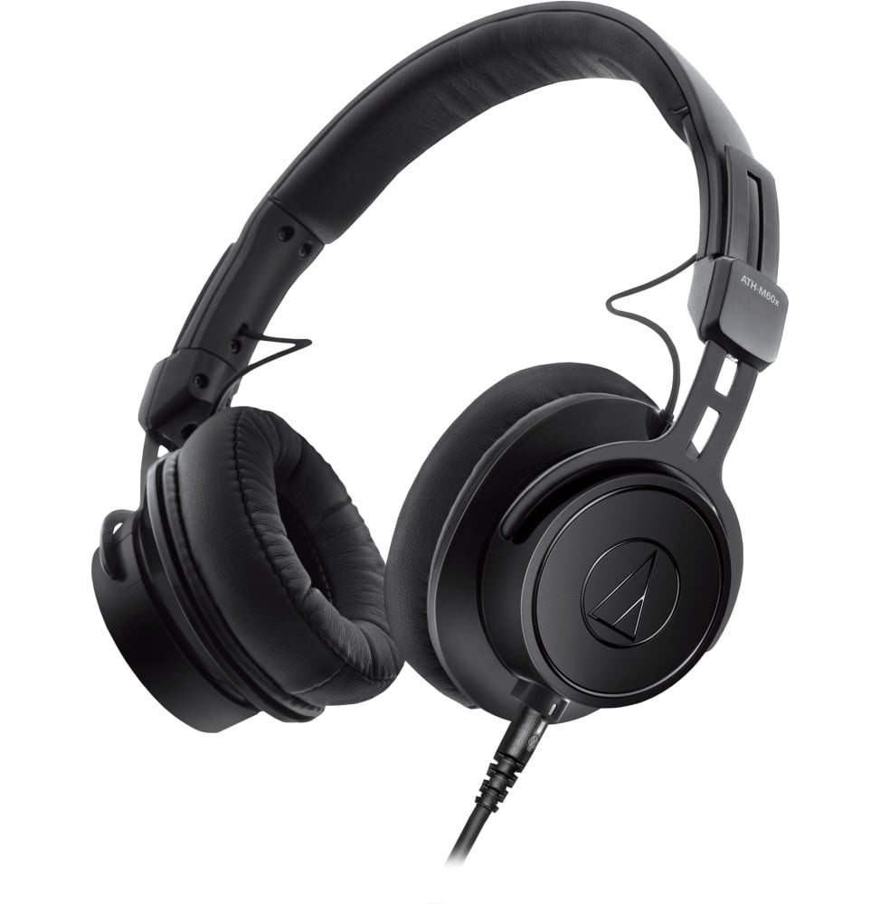 سماعة مراقبة فوق الأذن Audio-Technica ATH-M60xa - مغلقة، 3 كابلات قابلة للفصل