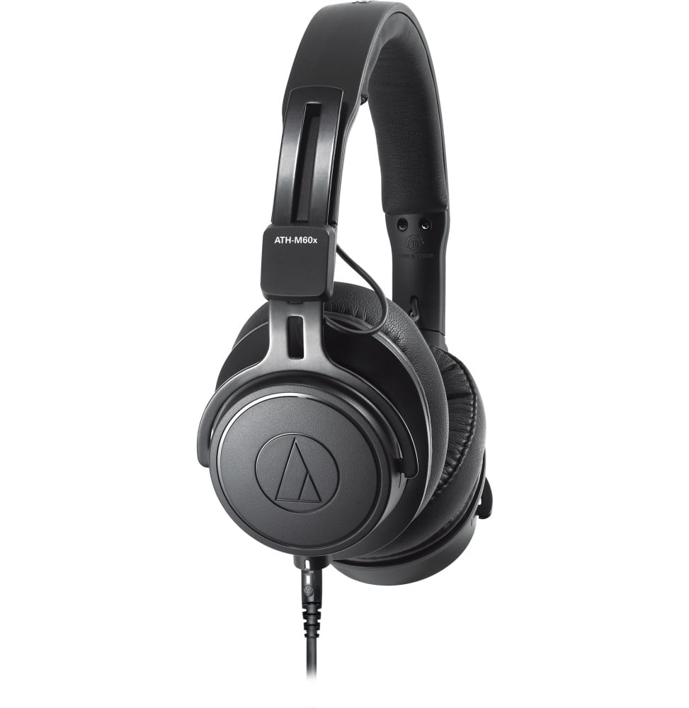 Casque de monitoring supra-auriculaire Audio-Technica ATH-M60xa - fermé, 3 câbles détachables – vue 2