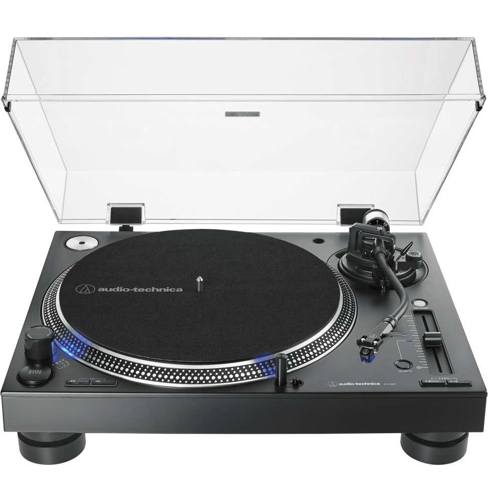 مشغل أسطوانات DJ بالدفع المباشر Audio-Technica AT-LP140XP - 3 سرعات، رأس قراءة AT-XP3