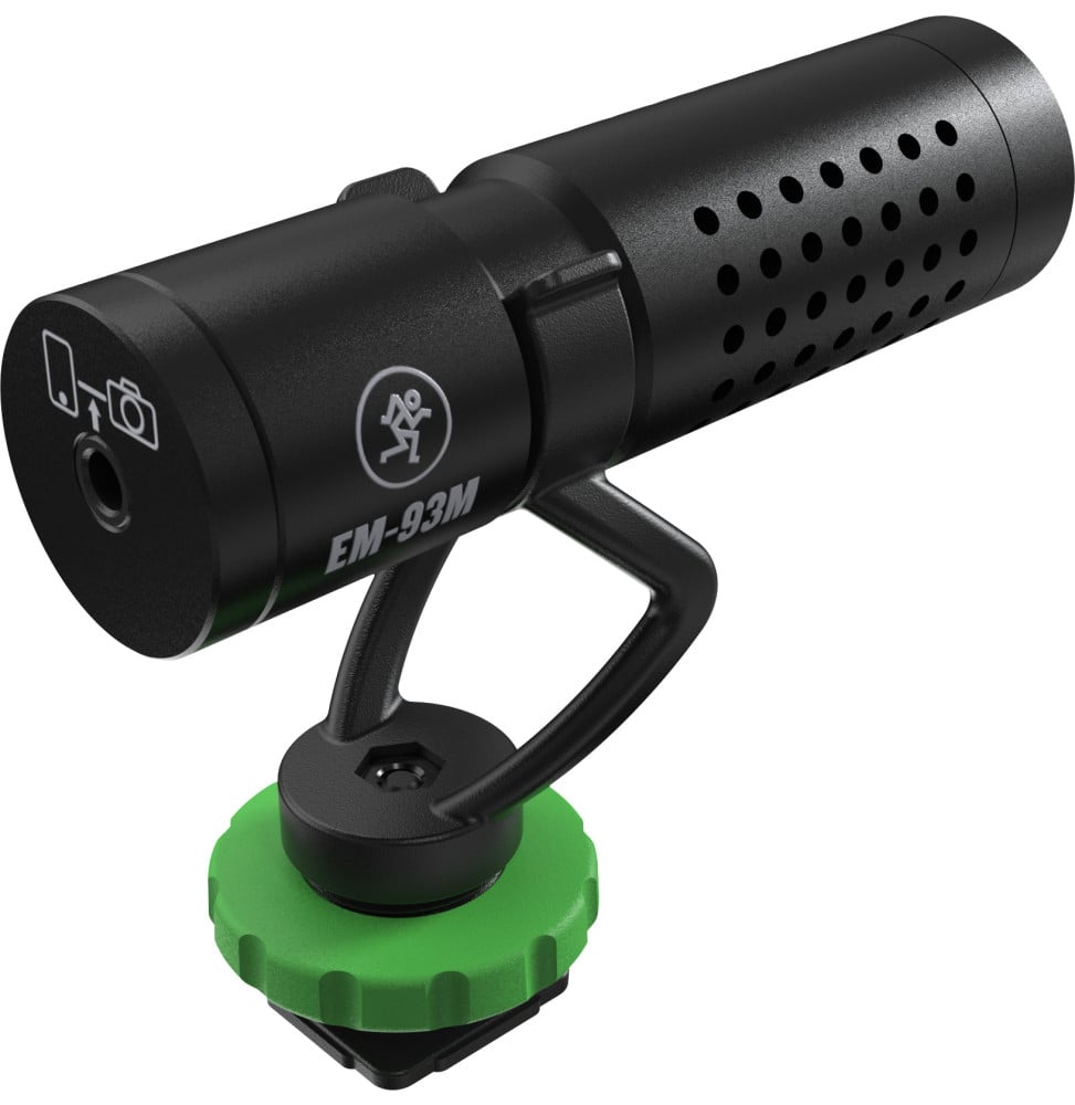 Microphone compact Mackie EM-93M pour smartphone et appareil photo - condensateur cardioïde – vue 4