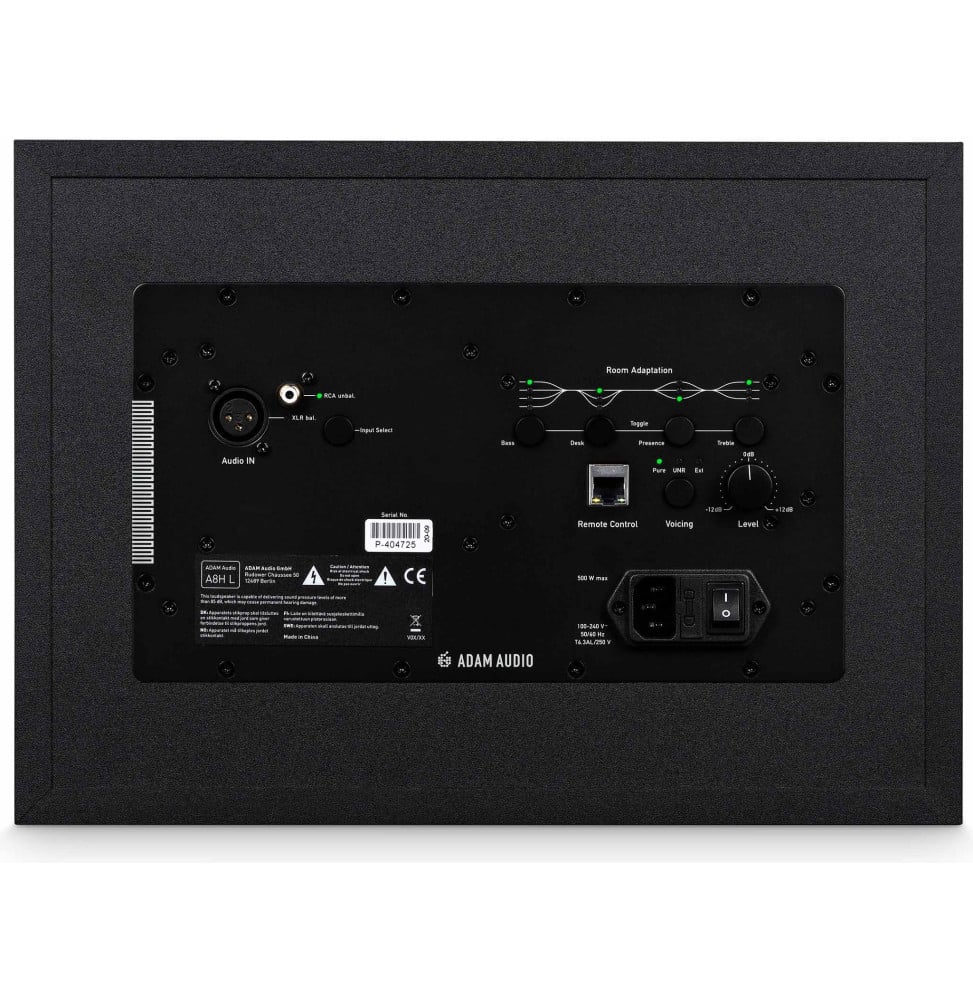 Moniteur de studio ADAM Audio A8H 3 voies, version gauche (Left) - boomer 8", tweeter X-ART, à l'unité – vue 5
