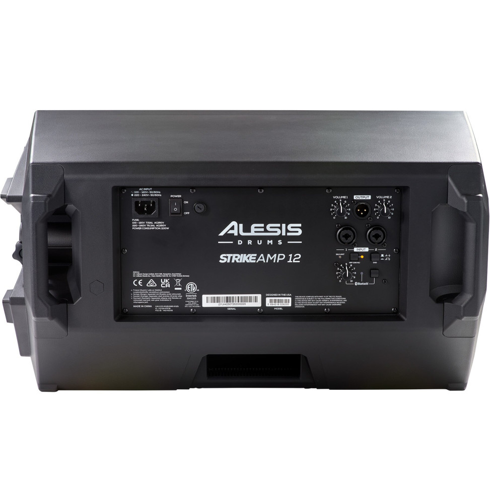 مكبر صوت نشط للدرامز الإلكتروني Alesis Strike Amp 12 MK2 - مجهار 12"، قدرة قصوى 2500 واط، Bluetooth – صورة 6