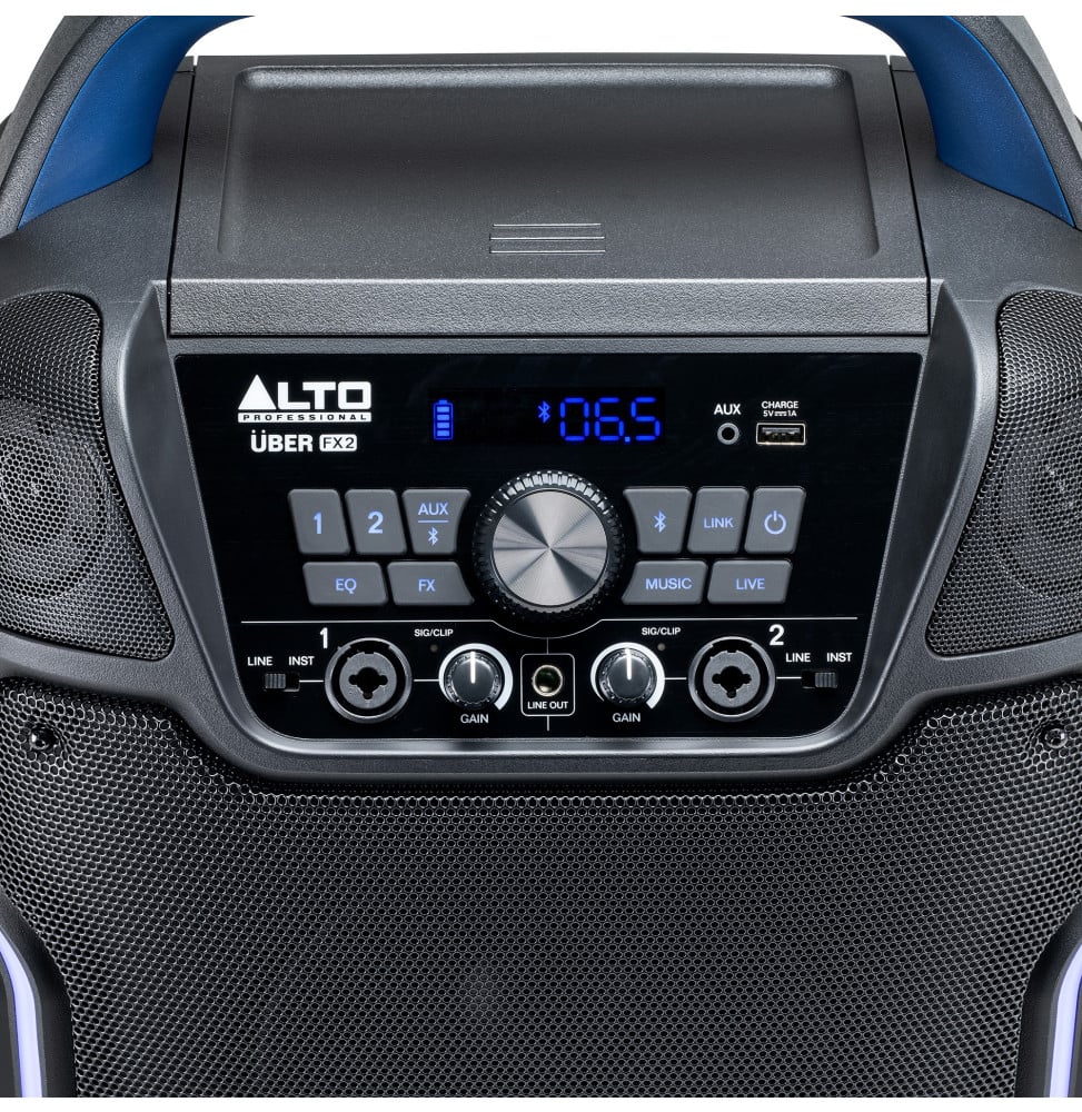Sono portable sur batterie Alto Professional Uber FX2 (Uber FX MK2) - boomer 8", 200 W crête, Bluetooth – vue 4