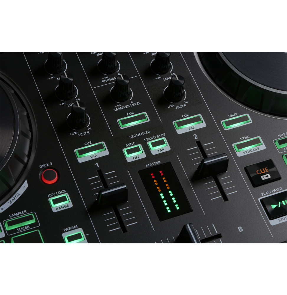 Contrôleur DJ Roland DJ-202 pour Serato DJ Lite - 2 voies, 4 decks, séquenceur et sons TR – vue 6