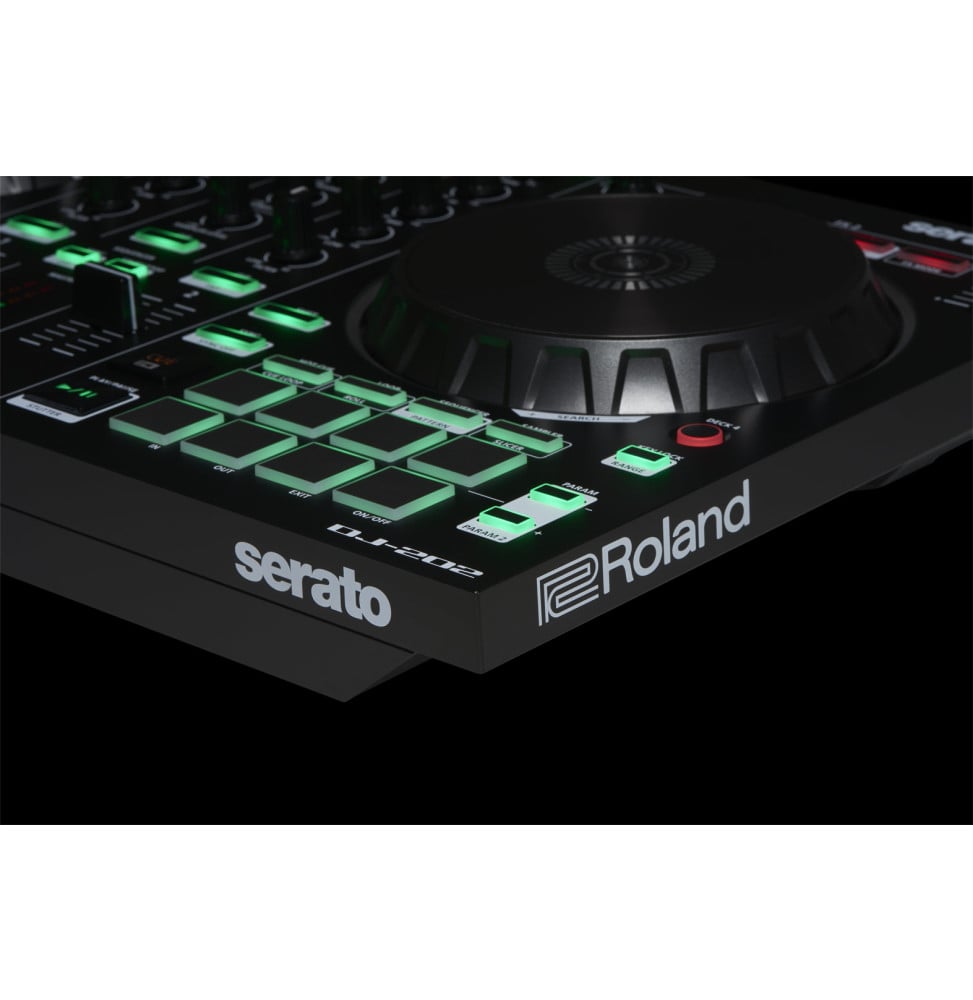 Contrôleur DJ Roland DJ-202 pour Serato DJ Lite - 2 voies, 4 decks, séquenceur et sons TR – vue 7