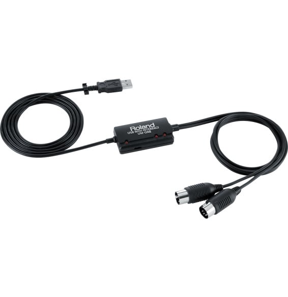 Câble interface MIDI USB Roland UM-ONE mk2 - 1 entrée, 1 sortie MIDI, compatible iPad