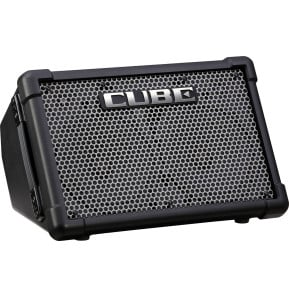 Ampli stéréo sur piles Roland CUBE Street EX - 50 W, 4 canaux micro et instruments