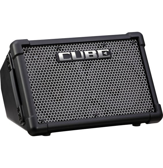 Ampli stéréo sur piles Roland CUBE Street EX - 50 W, 4 canaux micro et instruments